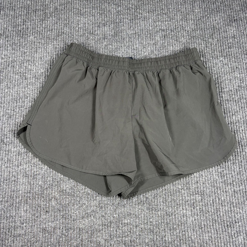 Champion C9 Shorts Womens L Athletic Running Gray Elastic Waist Activewear